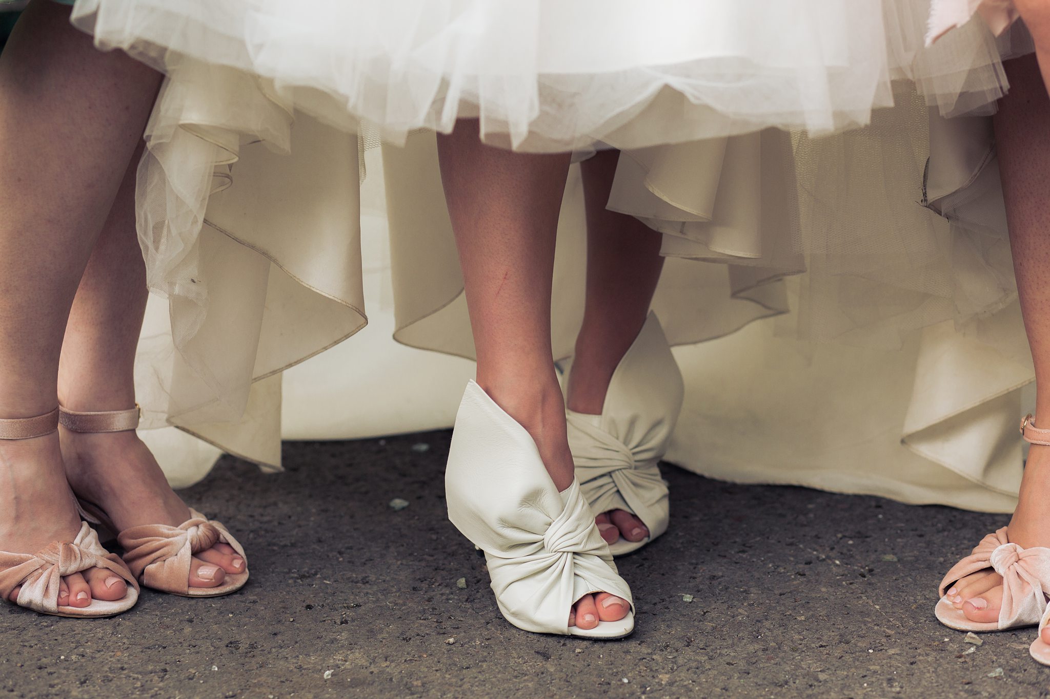 Chunky block heel bridal shoes for stability and comfort as wedding shoes for Gloucestershire weddings